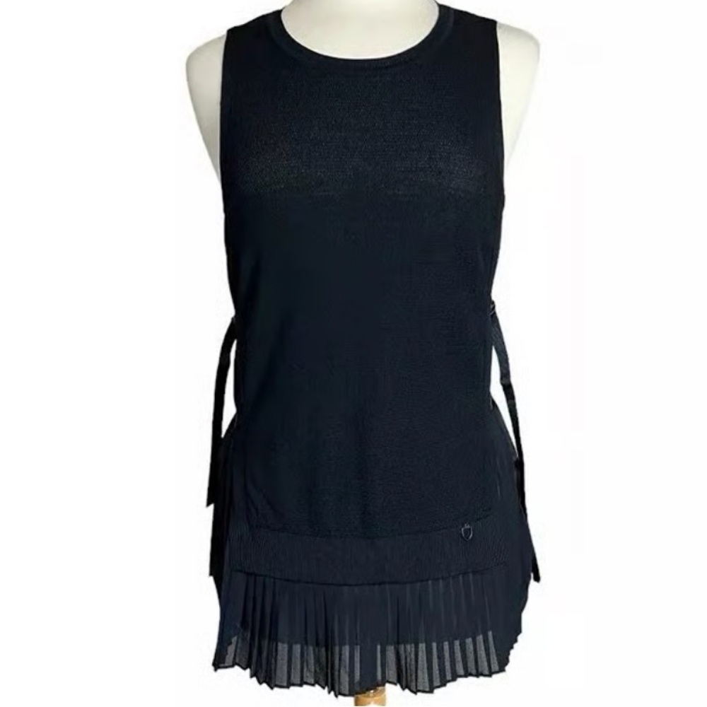 RUDSAK TANK SWEATER TOP PLEATED STRAPS S - LIKE NEW!